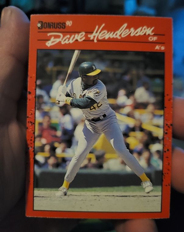 1990 Donruss #243 Dave Henderson — front