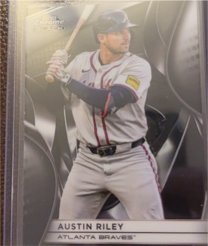 2025 Topps Chrome Black #39 Austin Riley — front