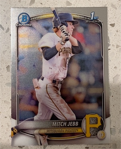 2025 Bowman Chrome #BCP-41 Mitch Jebb — front