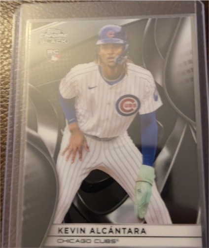 2025 Topps Chrome Black #45 Kevin Alcántara — front