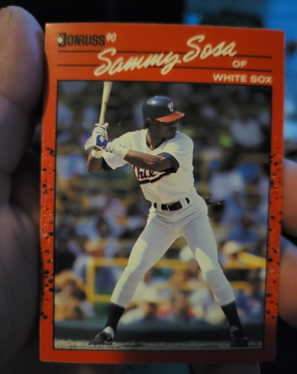 1990 Donruss #489 Sammy Sosa — front
