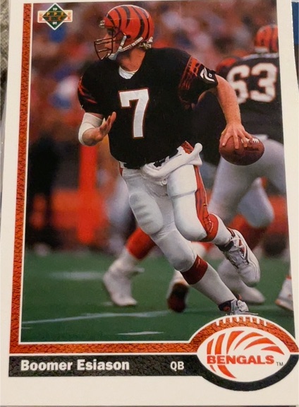 1991 Upper Deck #245 Boomer Esiason — front