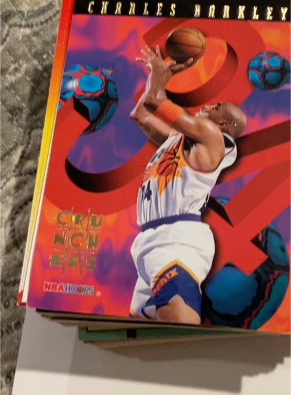 1995-96 NBA Hoops #10 Charles Barkley Number Crunchers — front