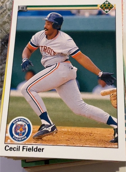 1990 Upper Deck #786 Cecil Fielder — front