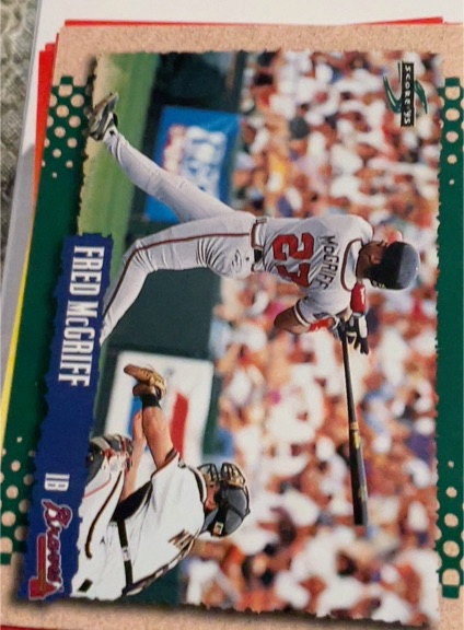 1995 Score #459 Fred McGriff — front