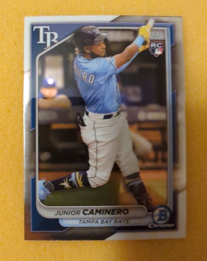 2024 Bowman Chrome #56 Junior Caminero — front