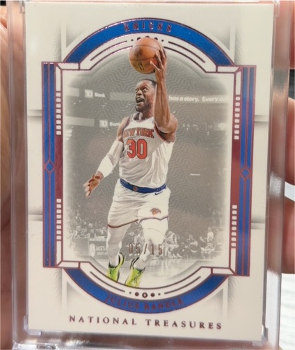 2023-24 Panini National Treasures #13 Julius Randle — front