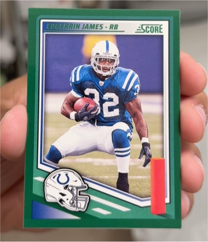 2025 Panini Score Football #68 Edgerrin James — front