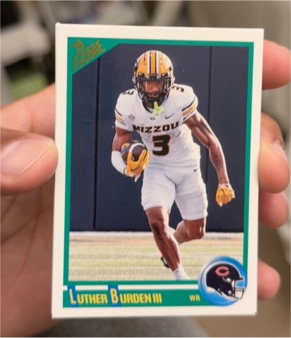 2025 Panini Score #6 Luther Burden III Anniversary Rookie Card — front