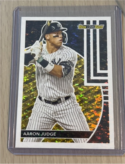 2024 Topps Update Black Gold #BG-4 Aaron Judge — front