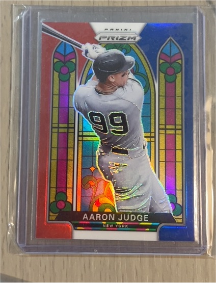 2021 Panini Prizm Stained Glass #SG-5 Aaron Judge — front