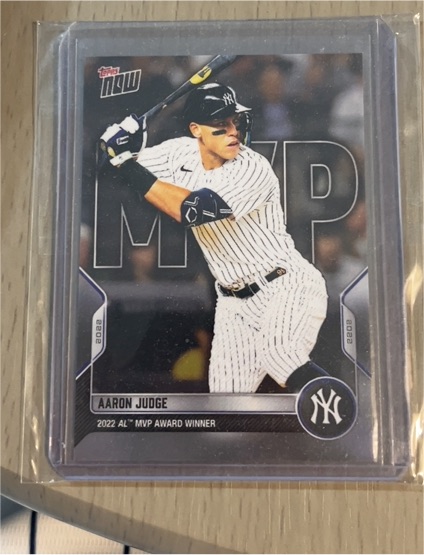 2022 Topps Now #OS-38 Aaron Judge — front