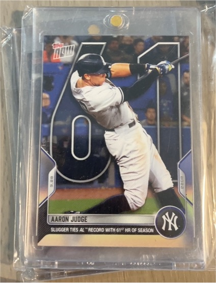 2022 Topps Now #975 Aaron Judge — front