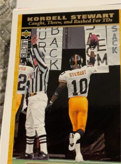 1996 Upper Deck Collector's Choice #72 Kordell Stewart — front