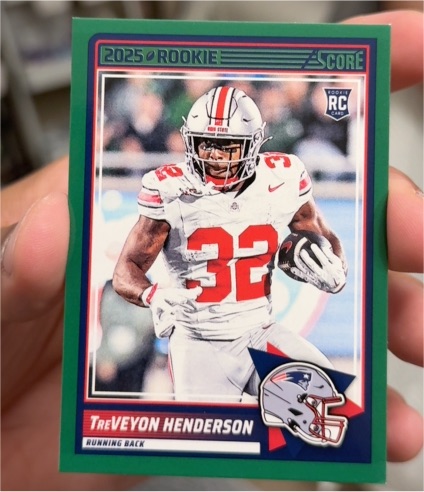2025 Panini Score #59 TreVeyon Henderson — front