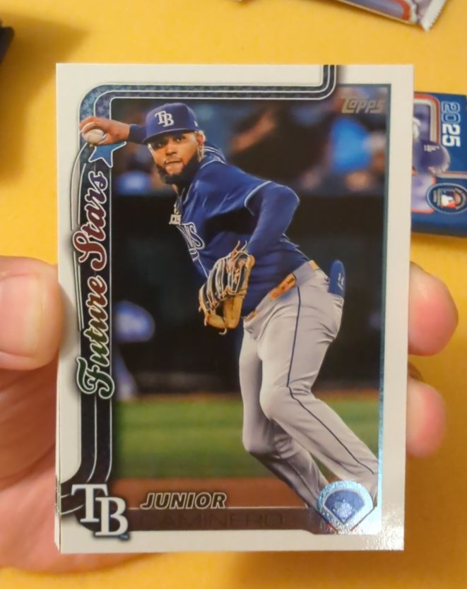 2025 Topps Series 2 #477 Junior Caminero — front