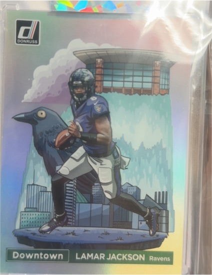 2024 Panini Donruss #1 Downtown Lamar Jackson — front