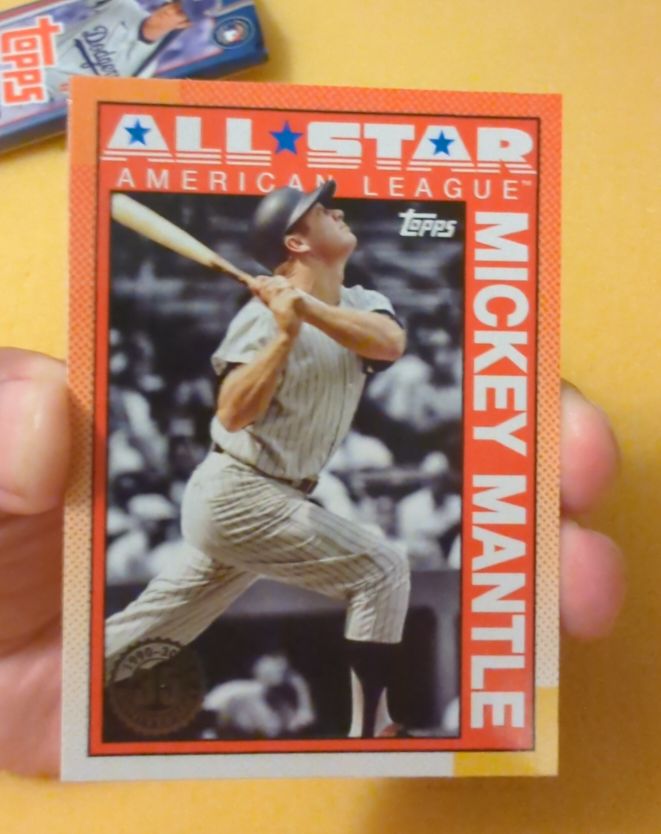 1990 Topps All-Star #90AS-43 Mickey Mantle — front