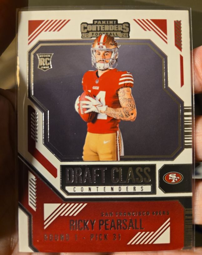 2024 Panini Contenders #15 Ricky Pearsall Draft Class — front