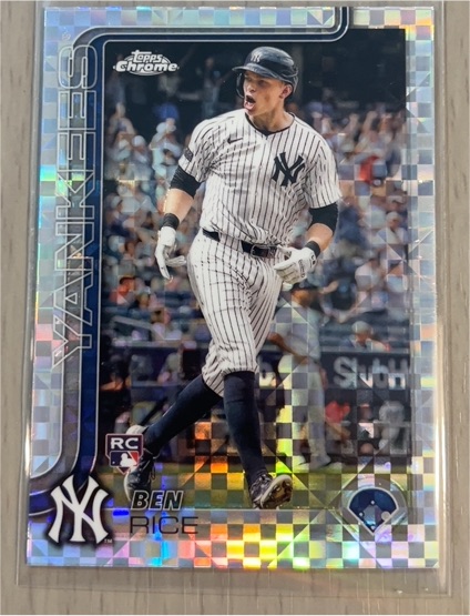 2025 Topps Chrome #139 Ben Rice — front