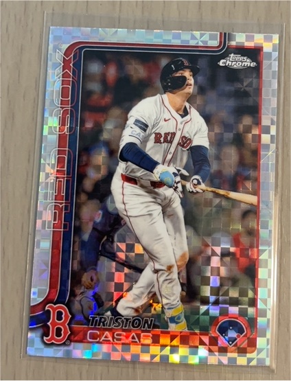 2025 Topps Chrome #192 Triston Casas — front