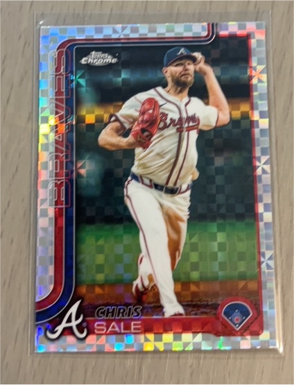 2025 Topps Chrome #182 Chris Sale — front