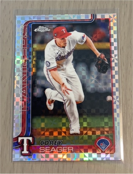 2025 Topps Chrome #281 Corey Seager — front