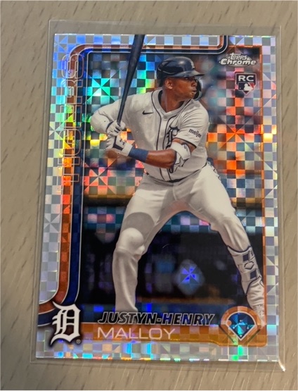 2025 Topps Chrome #224 Justyn-Henry Malloy — front
