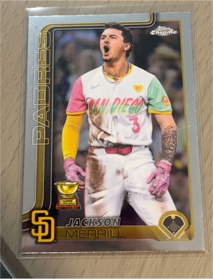 2025 Topps Chrome #61 Jackson Merrill — front