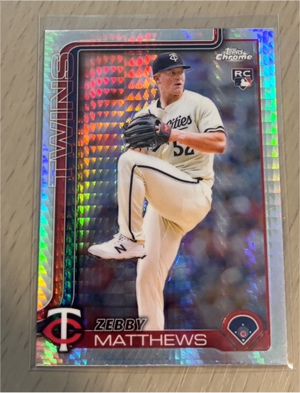 2025 Topps Chrome #277 Zebby Matthews — front