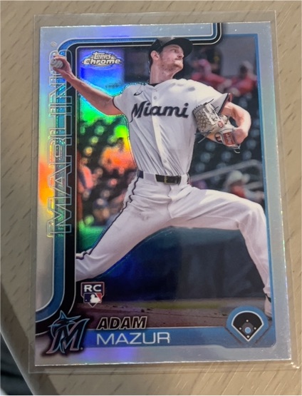 2025 Topps Chrome #157 Adam Mazur — front