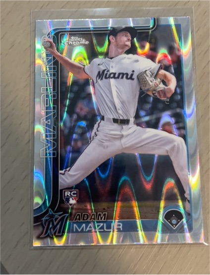 2025 Topps Chrome #157 Adam Mazur — front