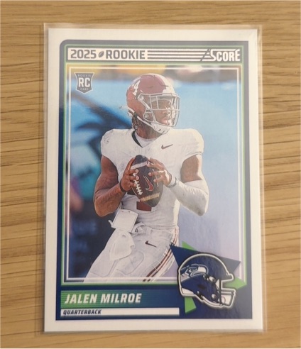 2025 Panini Score #29 Jalen Milroe Rookie — front