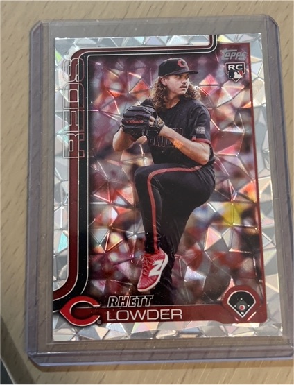 2025 Topps Series 1 #205 Rhett Lowder — front