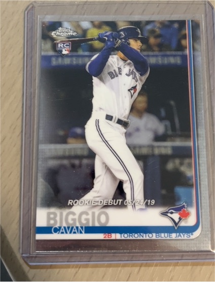 2019 Topps Chrome Update #64 Cavan Biggio Rookie Debut — front