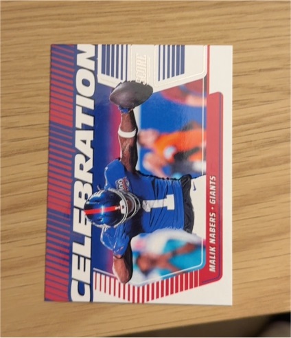 2025 Panini Score Celebration #C-MNA Malik Nabers — front