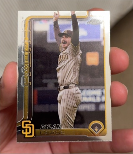 2025 Topps Series 1 #58 Dylan Cease — front