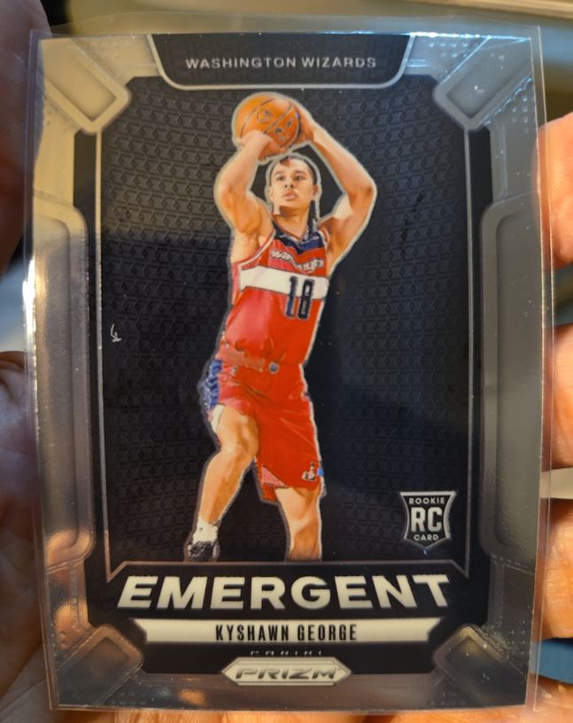 2024-25 Panini Prizm #3 Kyshawn George Emergent — front