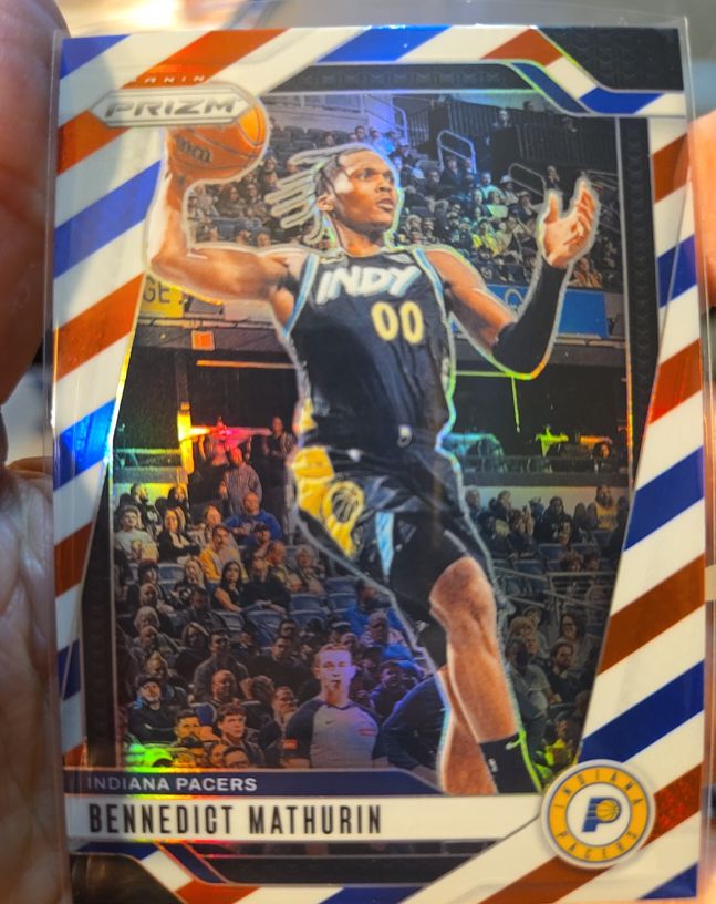 2024-25 Panini Prizm #40 Bennedict Mathurin — front
