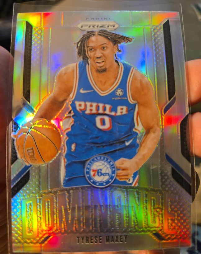2024-25 Panini Prizm #24 Tyrese Maxey Dominance — front