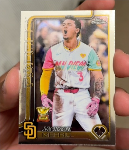 2025 Topps Chrome #61 Jackson Merrill — front