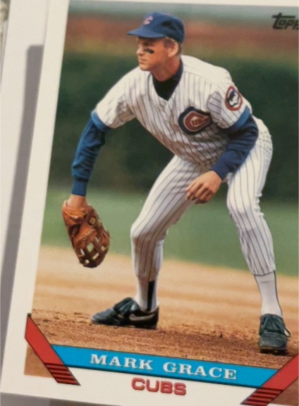 1993 Topps #630 Mark Grace — front