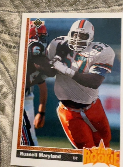 1991 Upper Deck #5 Russell Maryland — front