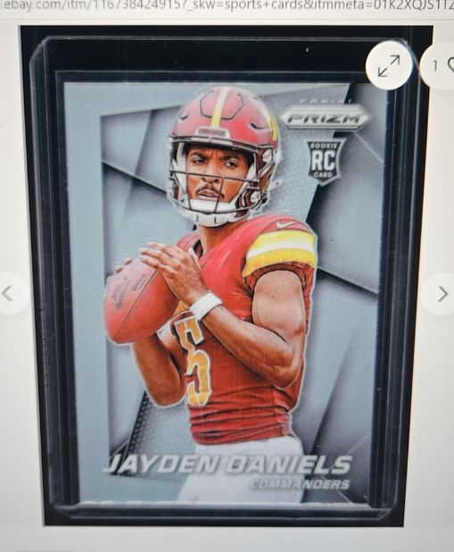 2024 Panini Prizm #8 Jayden Daniels — front