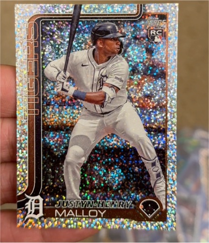 2025 Topps Chrome #224 Justyn-Henry Malloy — front