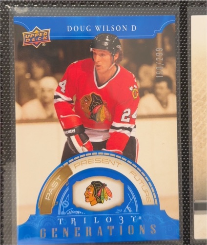 2022-23 Upper Deck Trilogy Generations #TG-7A Doug Wilson — front