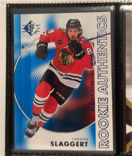 2024-25 Upper Deck SP #121 Landon Slaggert Rookie Authentics — front