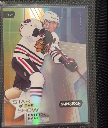 2021-22 Upper Deck Synergy #SOS-20 Patrick Kane Star of the Show — front