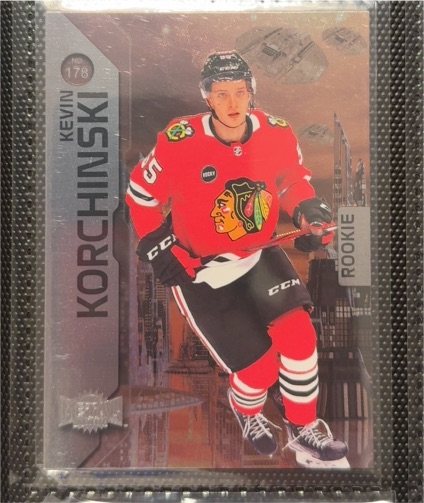 2023-24 Skybox Metal Universe #178 Kevin Korchinski Rookie — front