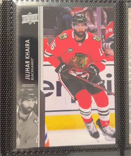2021-22 Upper Deck #543 Jujhar Khaira — front